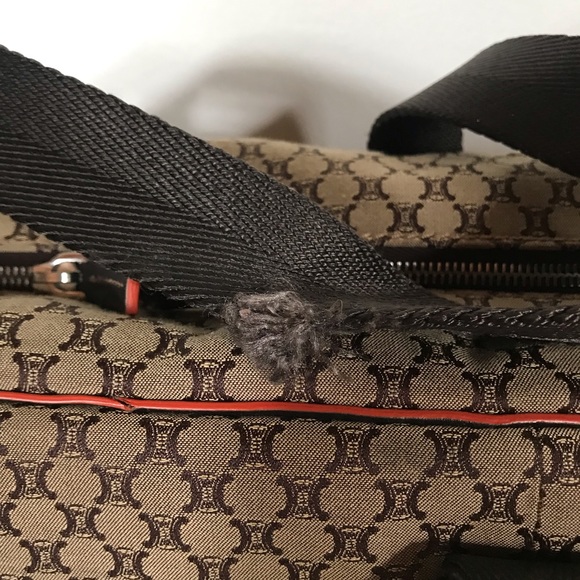 Celine Fabric Weekend Bowler Bag Large - Picture 6 of 10